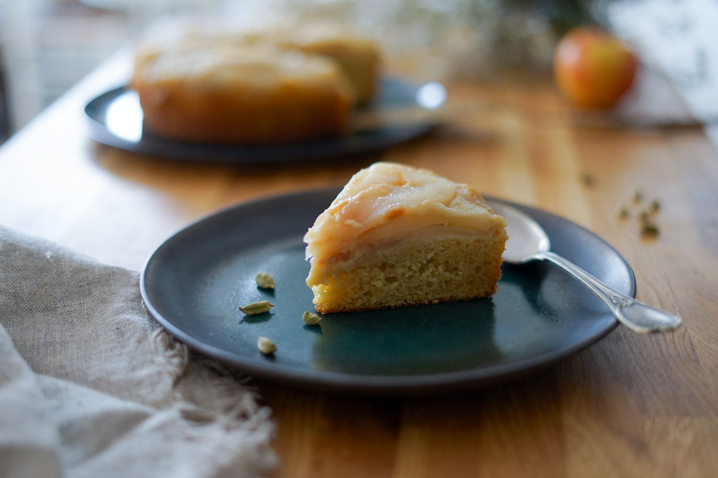 Gâteau poire cardamome - Les Pépites de Noisette