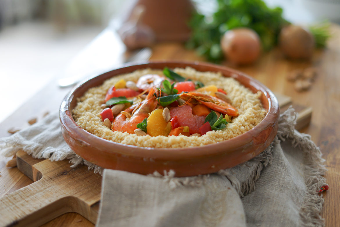 Recette Couscous Crevettes Agrumes