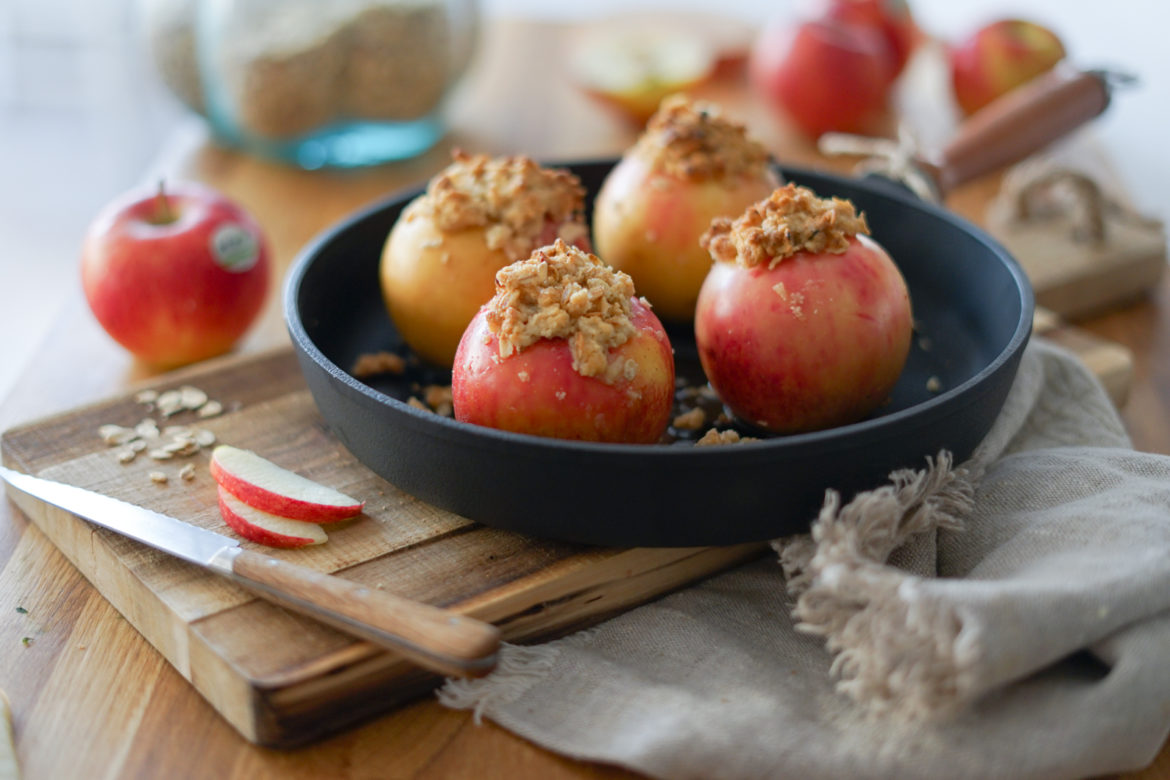 Recette Pomme Rotie Crumble Antares