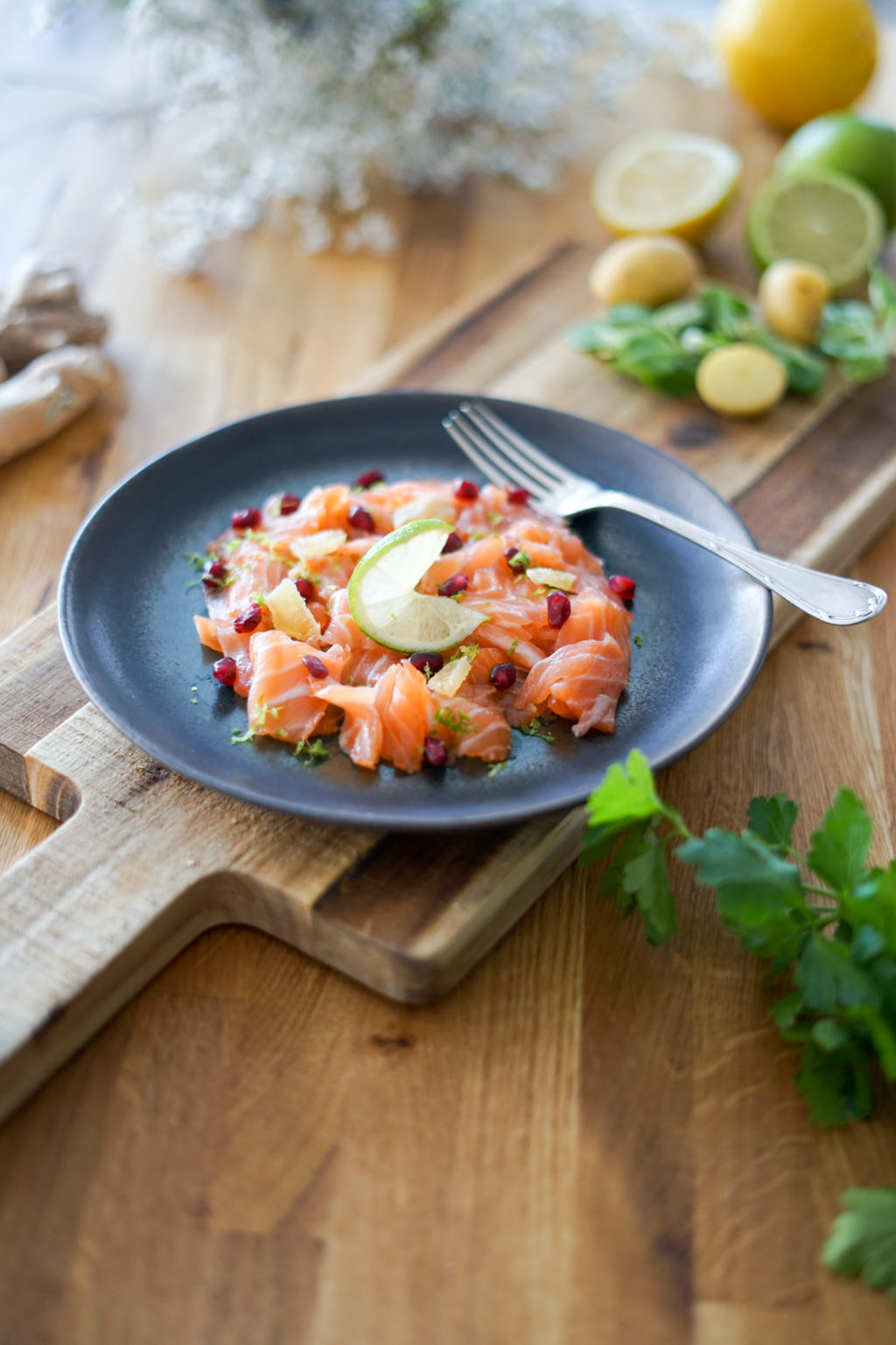 Saumon gravlax à la mandarine - Les Pépites de Noisette Saumon gravlax à la mandarine - Les Pépites de Noisette