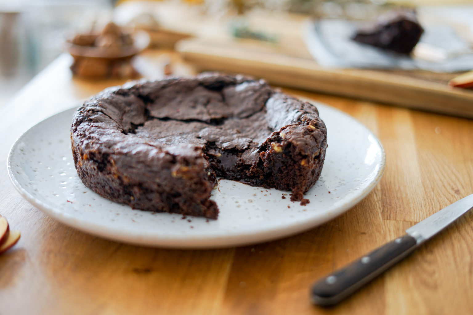 Gâteau au chocolat sans oeuf, ni beurre, ni lait - Les Pépites de Noisette