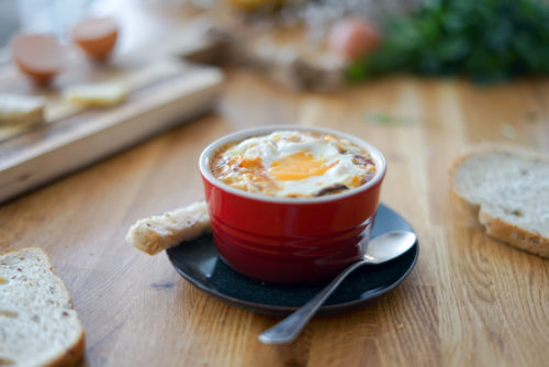 Recette Oeuf Cocotte Fromage Ratatouille