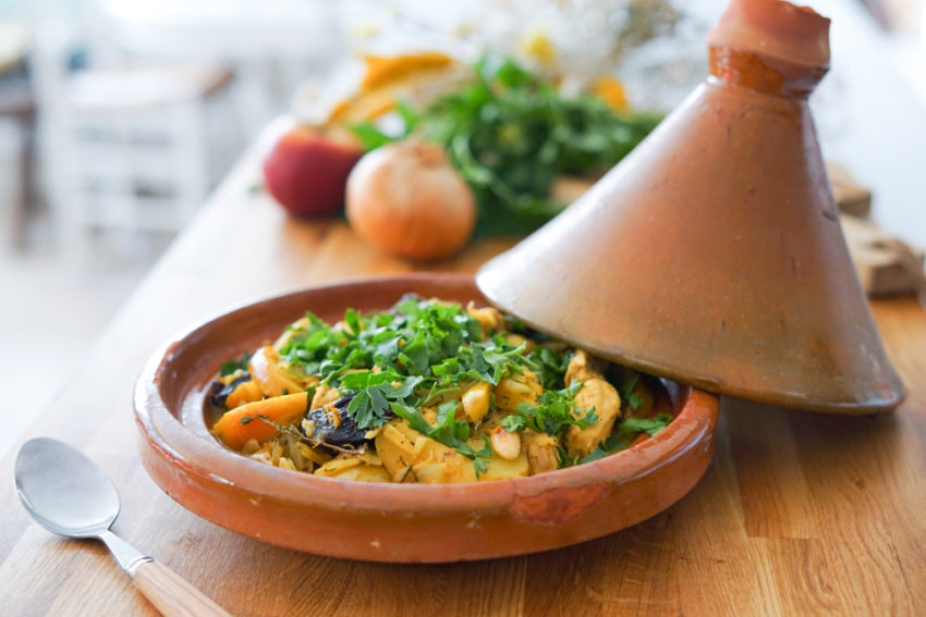 Tajine de poulet aux pruneaux Les Pépites de Noisette