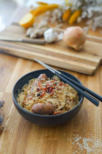 Recette Wok Choucroute 8