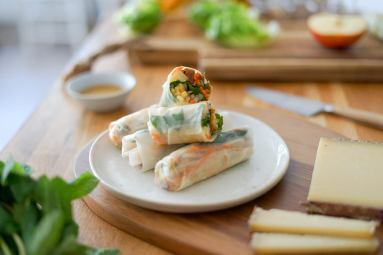 Rouleaux de printemps au comté