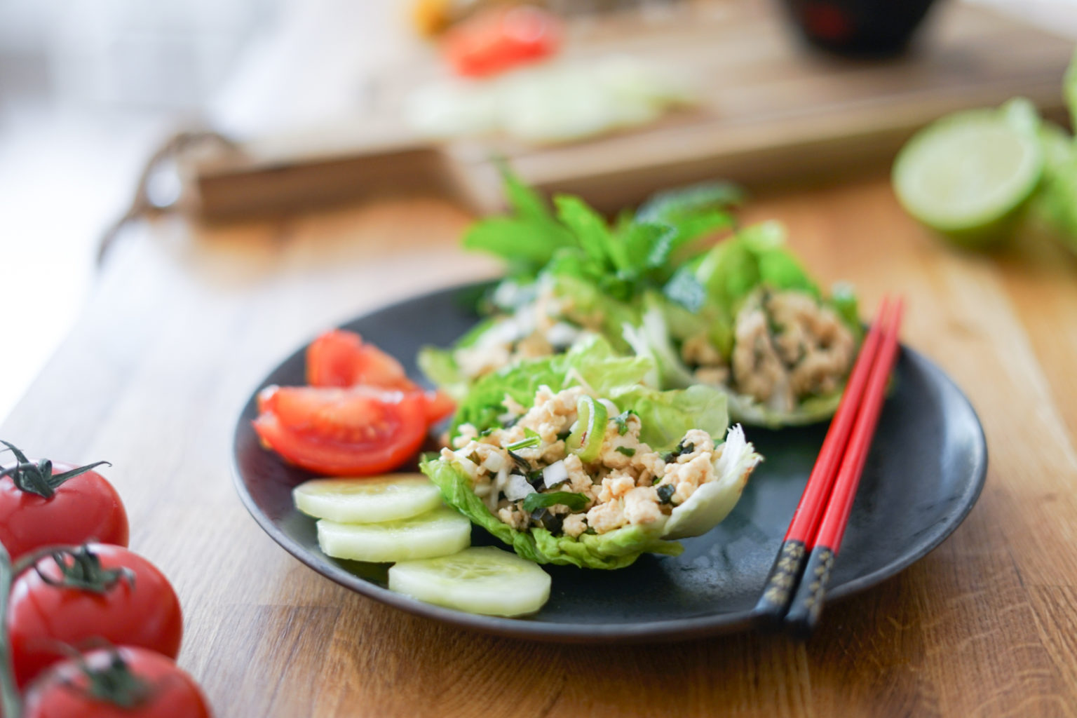 Salade de poulet thaï Larb Kai Les Pépites de Noisette