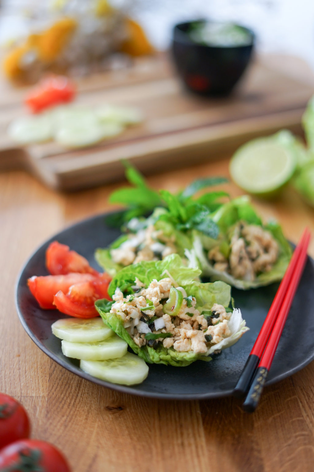 Salade de poulet thaï Larb Kai Les Pépites de Noisette