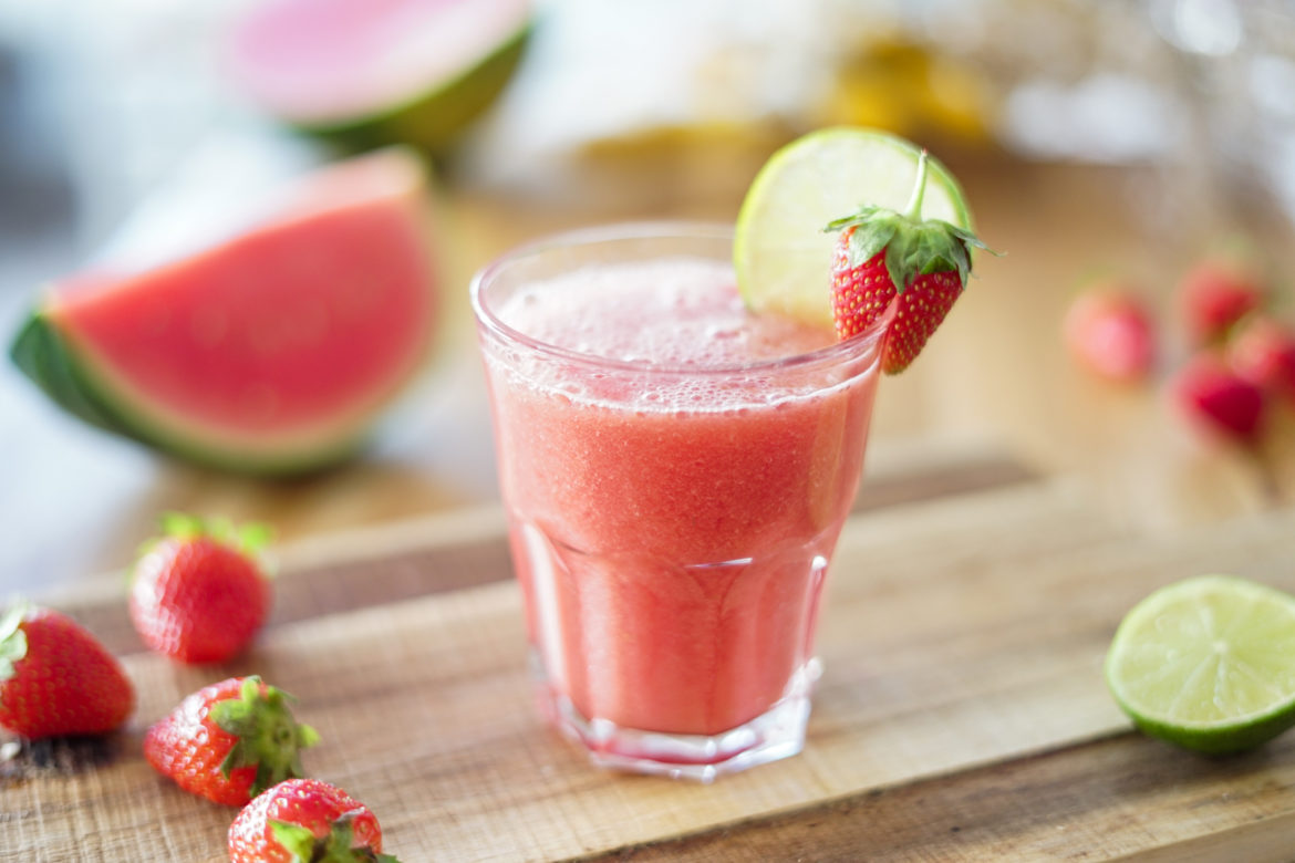 Recette Smoothie Pasteque Fraise