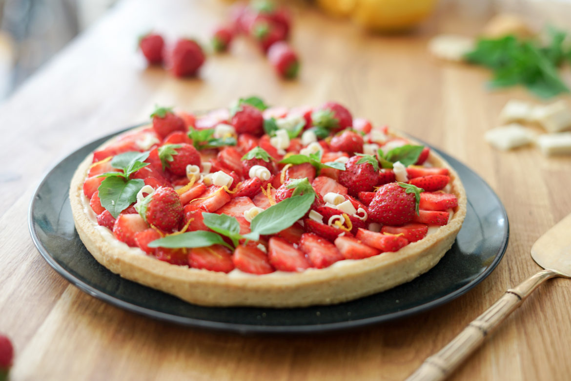 Recette Tarte Fraise Basilic Version Femina 3