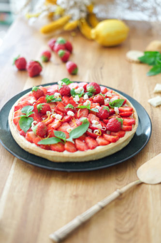 Recette Tarte Fraise Basilic Version Femina 4