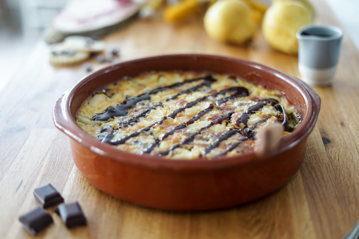 Recette Clafoutis Poire Choco Vf