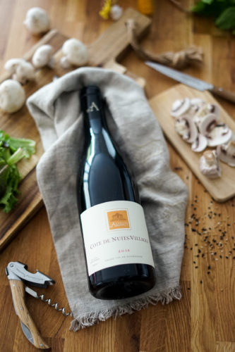 Accord Carpaccio Champignons Vin Cote Nuits Villages