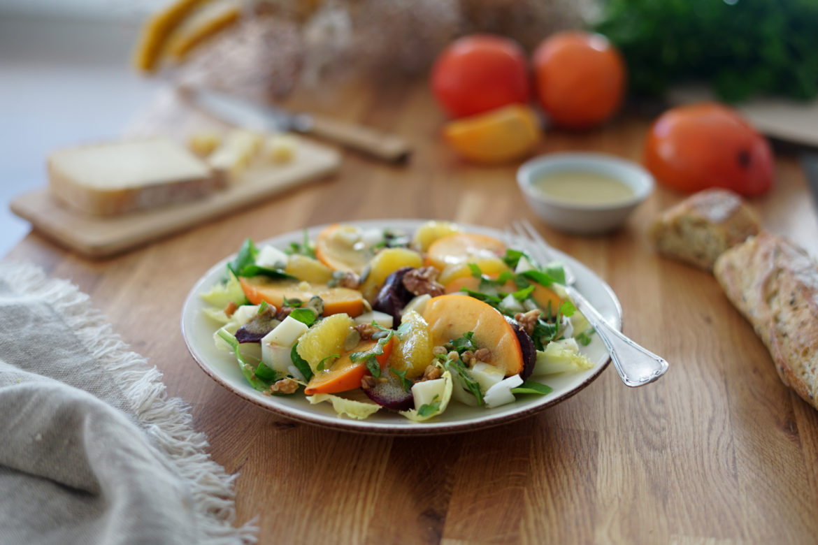 Recette Salade Kaki Betterave Orange Couv