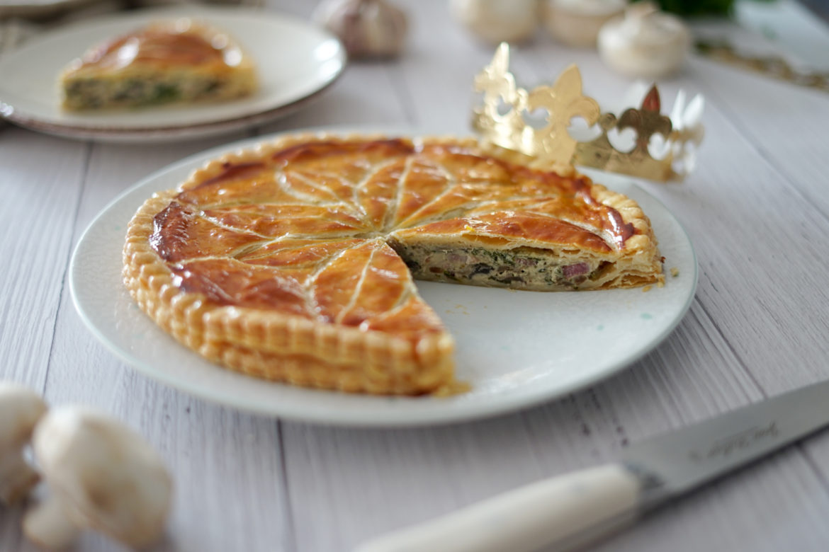 Recette Galette Rois Salee Champignons 5