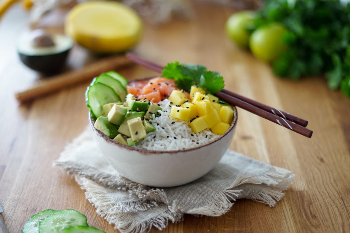 Recette Poke Bowl Saumon Lustucru 2