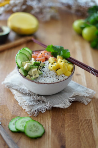 Recette Poke Bowl Saumon Lustucru 7