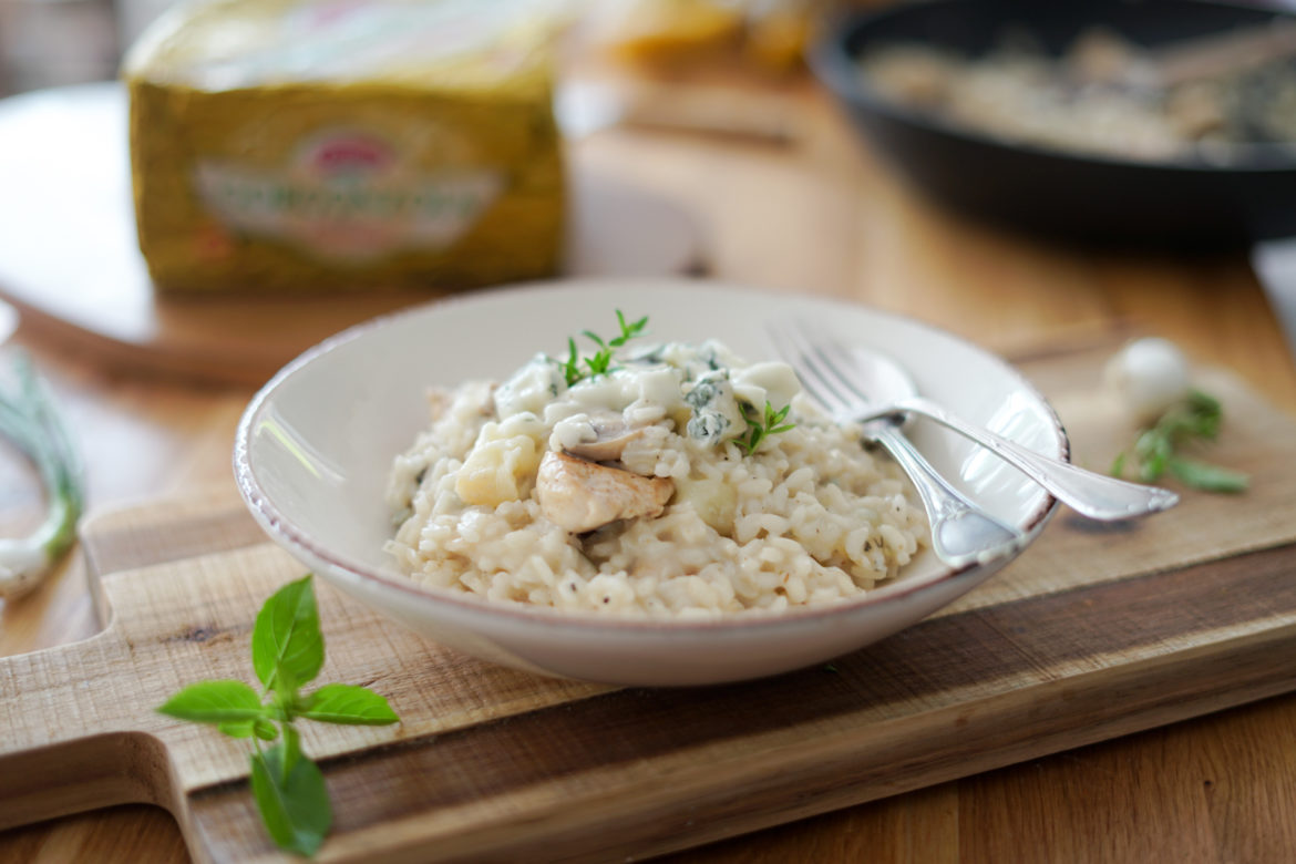 Recette Risotto Gorgonzola Etiquette 2