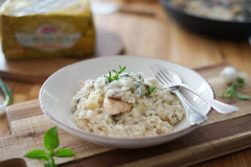 Recette Risotto Gorgonzola Etiquette 8