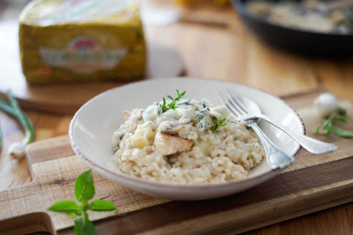 Recette Risotto Gorgonzola Etiquette 9