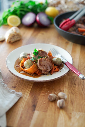 Recette Filet Mignon Porc Carottes Artichauts 9