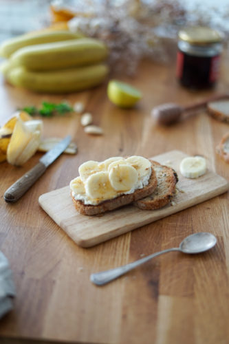 Recette Tartines Ricotta Banane 11