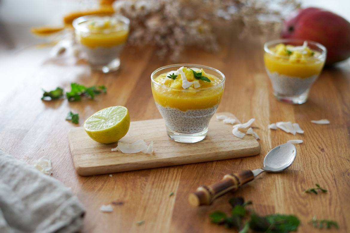 Recette Chia Pudding Coco Mangue 7