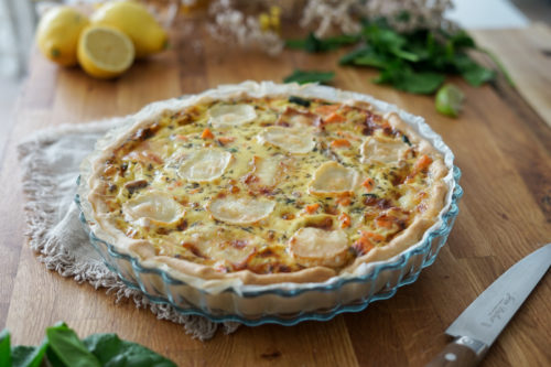 Recette Quiche Saumon Chevre Casino Paysage 7