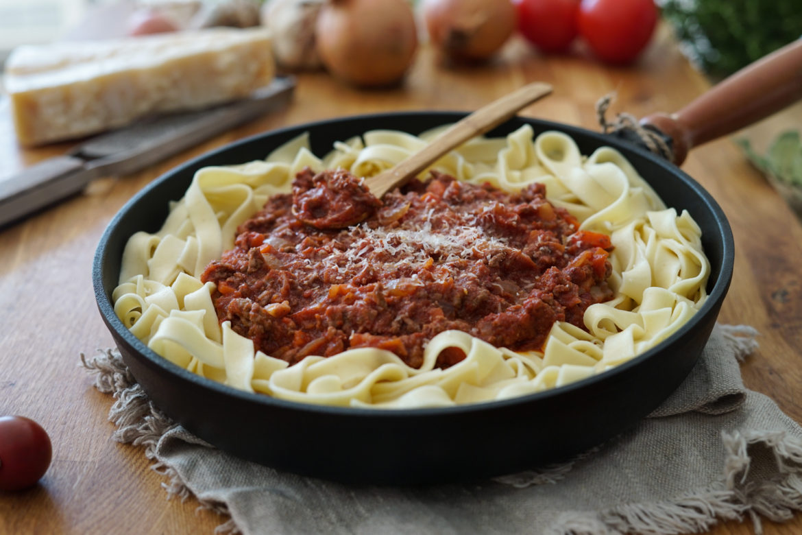 Recette Tagliatelles Bolognaise Vraie 10