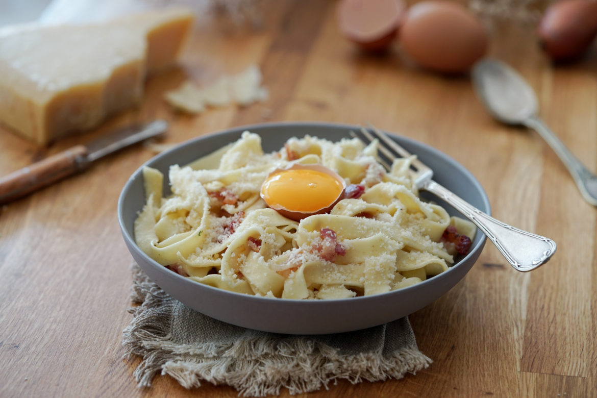 Recette Tagliatelles Carbonara 13