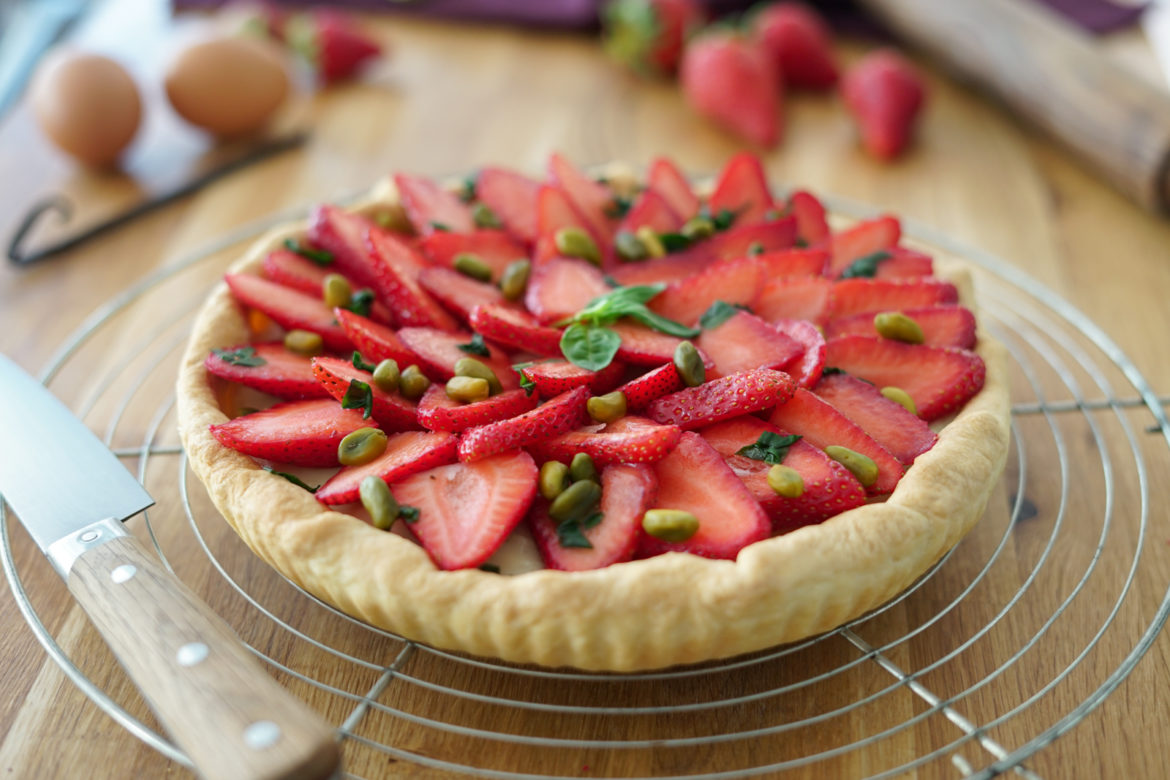 Recette Tarte Fraises Patissiere 2