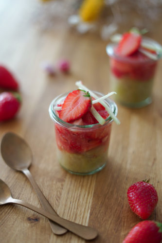 Recette Verrine Fraise Rhubarbe 6