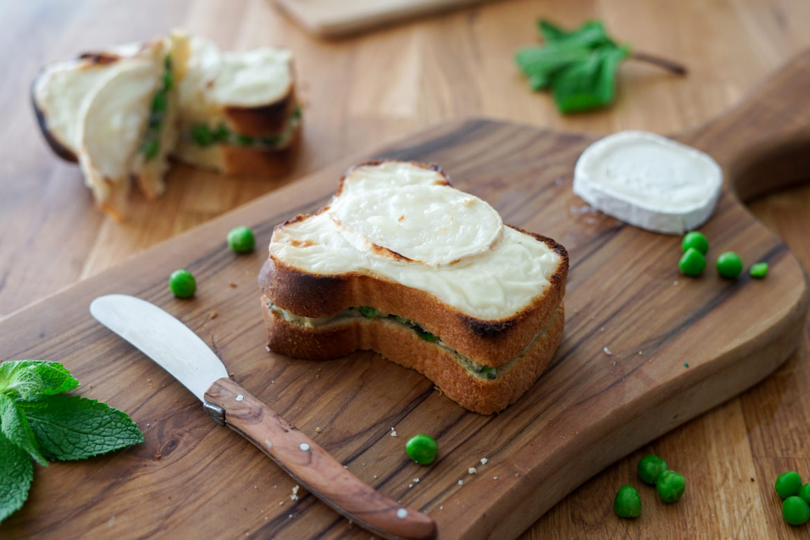 Recette Croque Monsieur Petits Pois Chevre 16