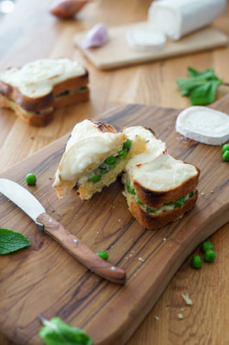 Recette Croque Monsieur Petits Pois Chevre 7