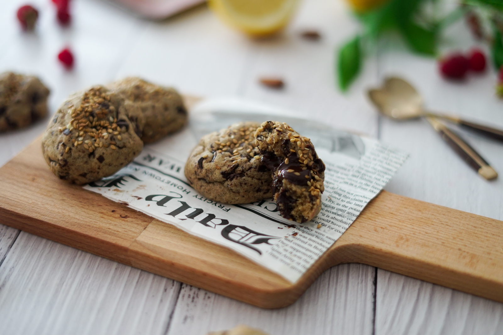 Cookies à la purée de noisette - C secrets gourmands