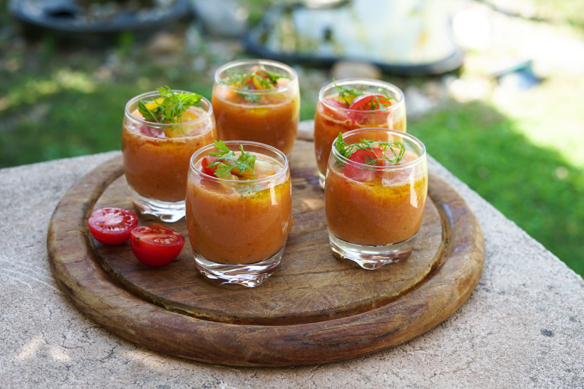 Recette Gaspacho Melon Gingembre Saveurs Green Magazine 5