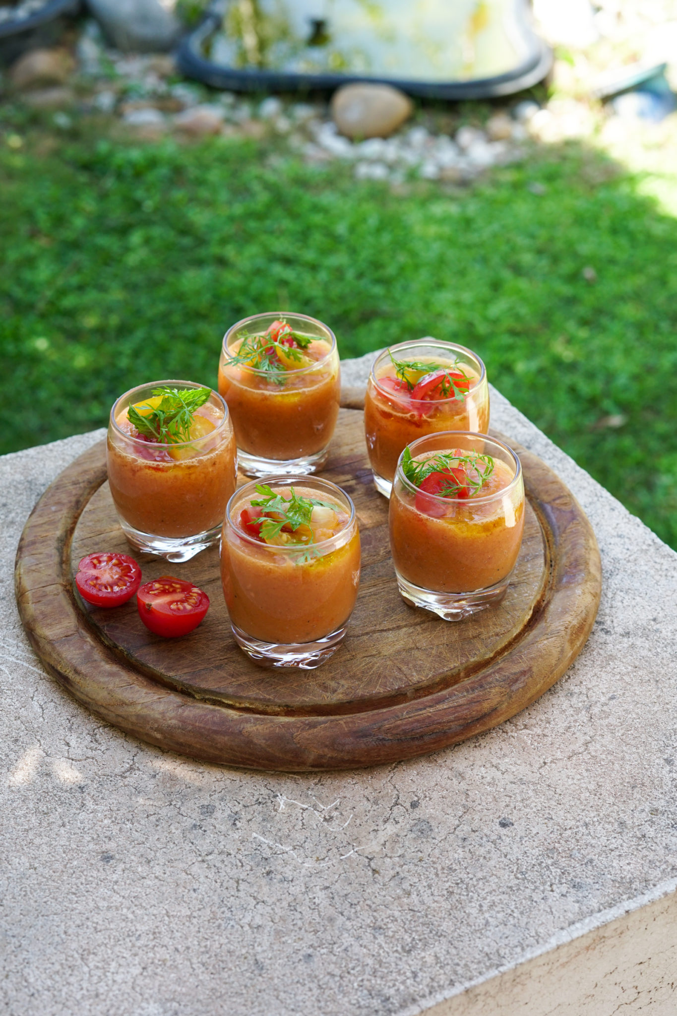 Gaspacho melon gingembre Les Pépites de Noisette