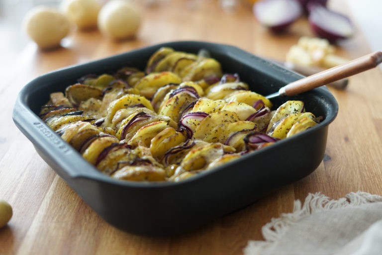 Tian de pommes de terre au morbier
