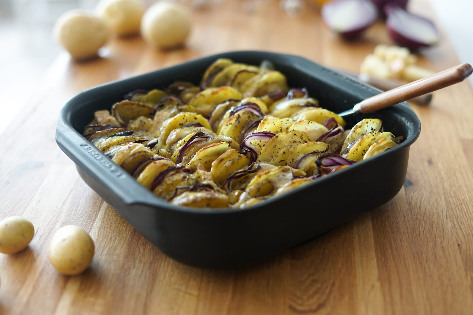 Recette Tian Pommes Terre Morbier