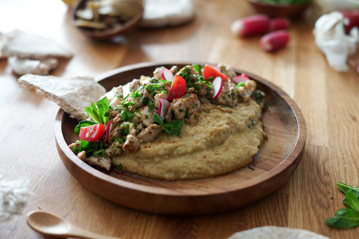 Recette Houmous Kawarma Veau 8