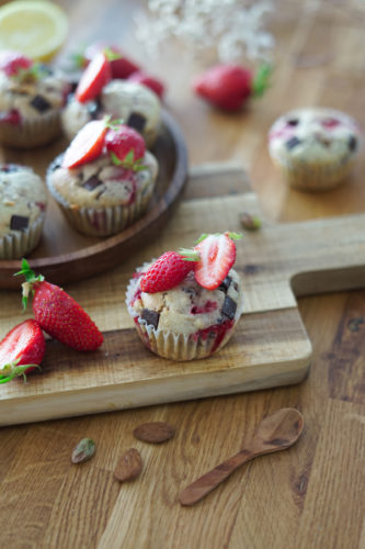 Recette Muffins Fraise Chocolat 8