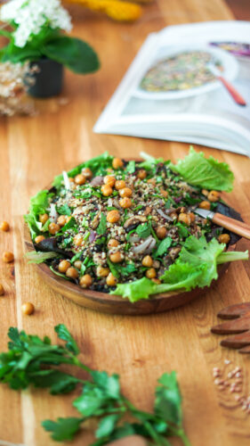 Recette Salade Quinoa Champignons 14