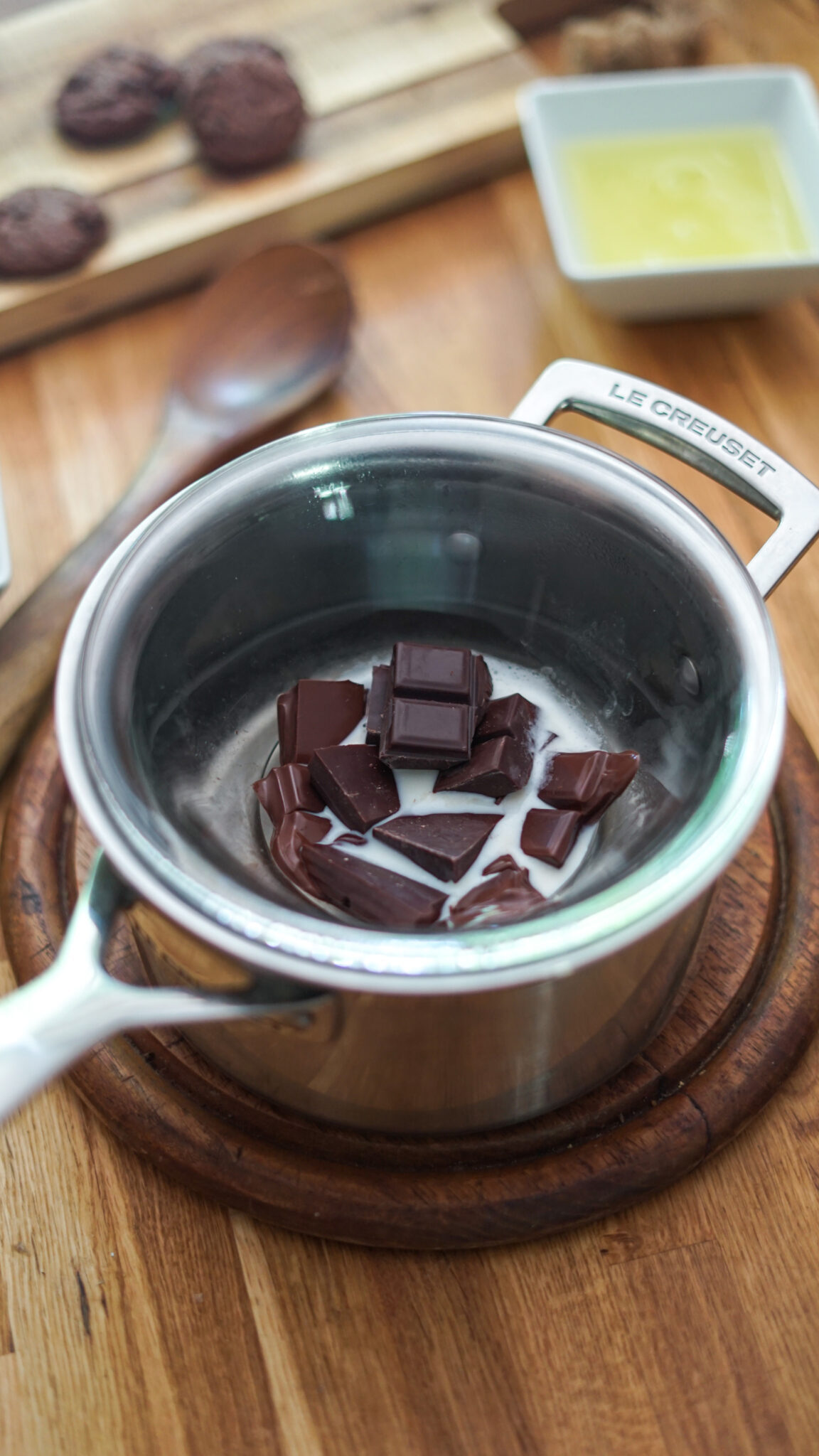 Mousse au chocolat façon pot de fleur trompe l&amp;#39;oeil - Les Pépites de ...