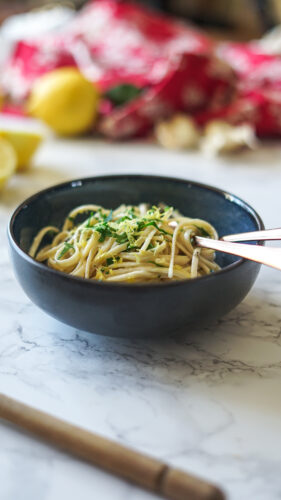 Recette Linguine Citron