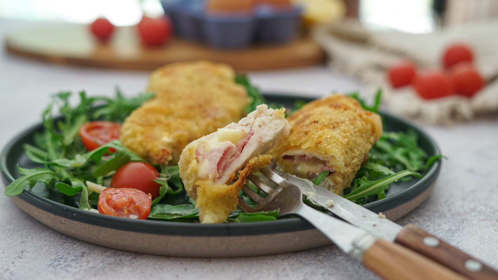 Cordon bleu au four - Les Pépites de Noisette