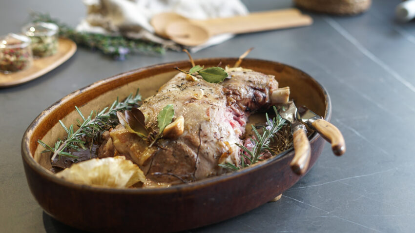 Épaule d'agneau rôtie au four - Les Pépites de Noisette