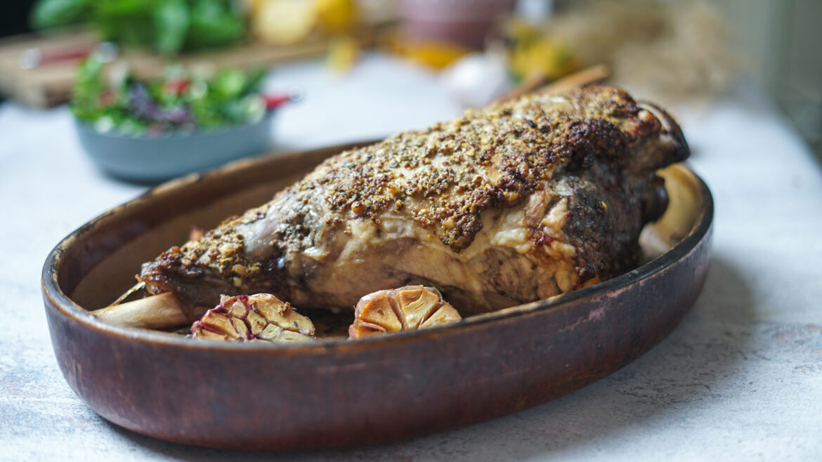 Recette Gigot Agneau Moutarde 2