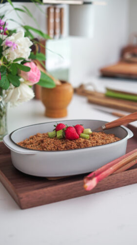 Recette Crumble Rhubarbe 7