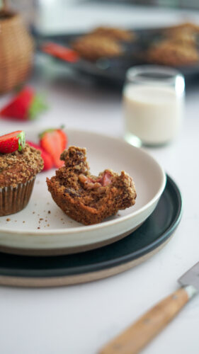 Recette Muffins Rhubarbe Vegan 18