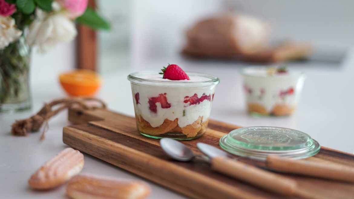 Recette Verrine Rhubarbe Tiramisu 2