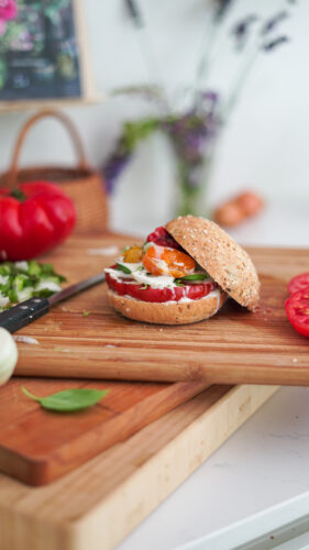 Recette Burger Feta Tomates 4